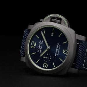 Watches & Wonders 2020 : toutes les nouveautés - Panerai Luminor Marina Titanio : vous reprendrez du bleu ?