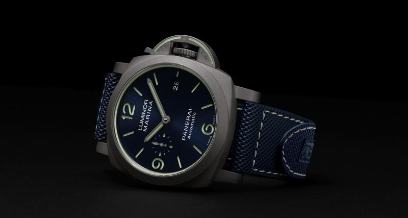 Watches & Wonders 2020 : toutes les nouveautés - Panerai Luminor Marina Titanio : vous reprendrez du bleu ?