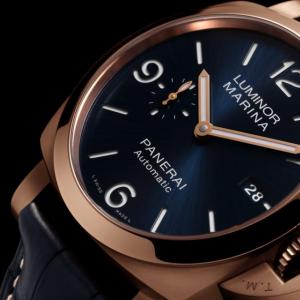 Watches & Wonders 2020 : toutes les nouveautés - Panerai Luminor Marina Goldtech : précieusement distinctive