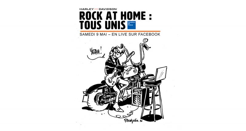  - Rock at Home : un concert caritatif organisé par Harley-Davidson au profit de la Fondation de France