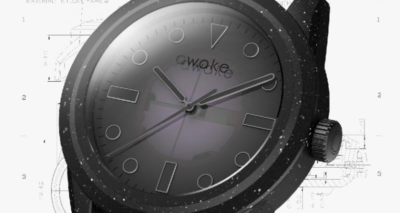 Awake .01 : la montre bio-sourcée en filet de pêche - Awake .01