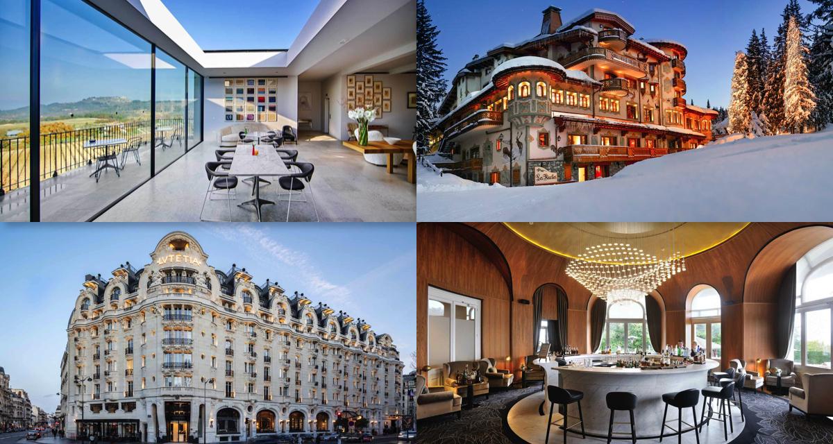 Villa La Coste, Les Airelles, Hôtel Lutetia, Hôtel Royal Evian