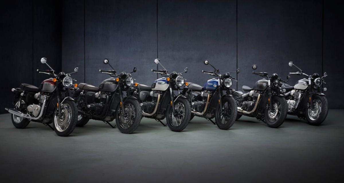 Les nouvelles Triumph Bonneville 2021