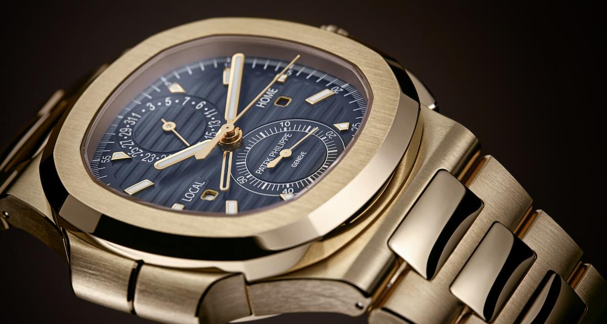 Watches and Wonders 2021: Patek Philippe Nautilus Travel Time Chronograph référence 5990/1R-001