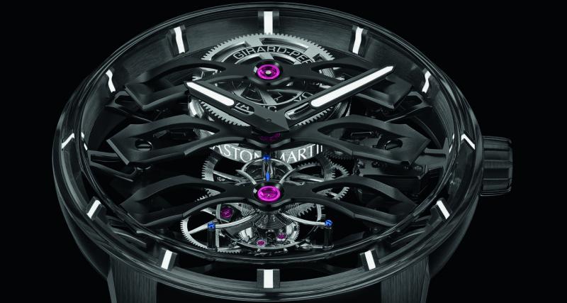 Girard-Perregaux Tourbillon sous Trois Ponts volants Édition Aston Martin - Mécanique aérienne