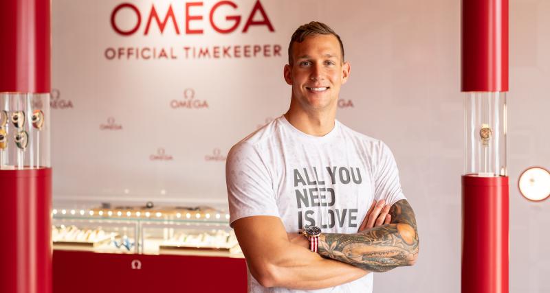 Starting-Block | Omega chronométreur officiel des JO - Après Michael Phelps, Omega accueille Caeleb Dressel au pavillon de Tokyo !