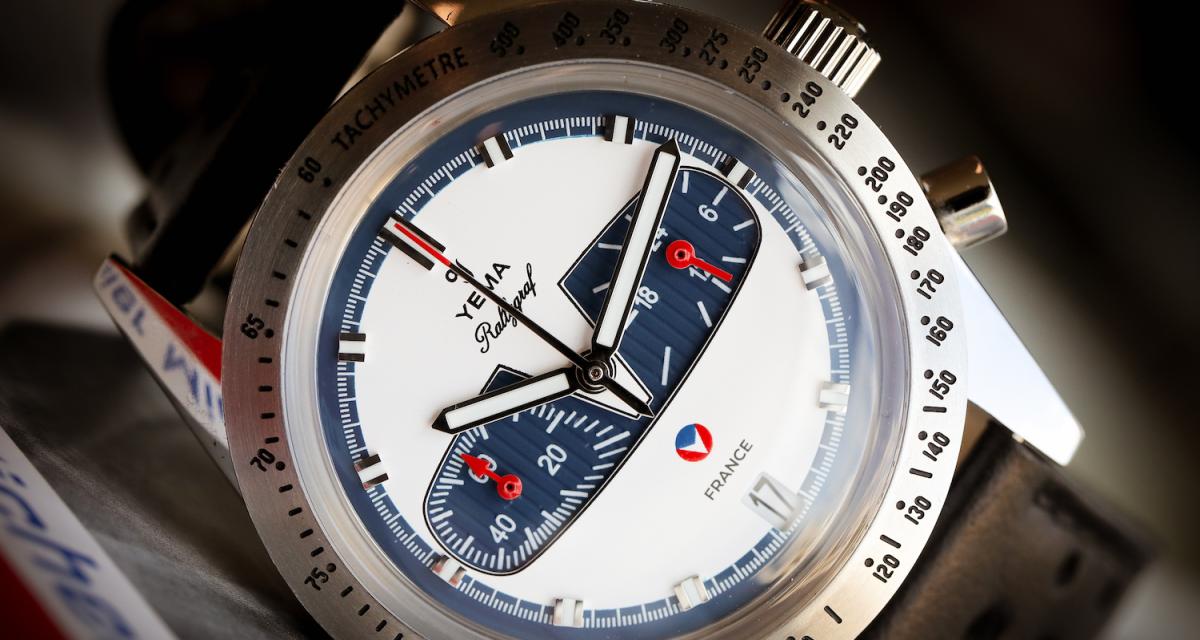 Yema Rallygraf : la montre officielle de Michel Vaillant