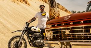 Scram 411 : le crossover par Royal Enfield - Kawasaki W650 « Endless Summer » by OSE Kustom Motorworks x Royal Vintage