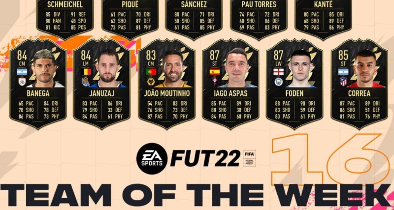  - Foden, Piqué, Kanté, la TOTW FIFA 22 est sortie