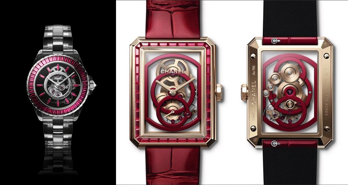 Chanel Horlogerie voit rouge…