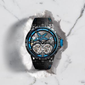 Roger Dubuis Excalibur Spider Pirelli Double Tourbillon Volant