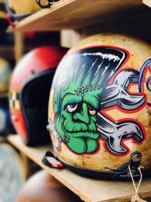 Casques de moto custom