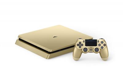 PS4 Slim Gold - les photos officielles de la console