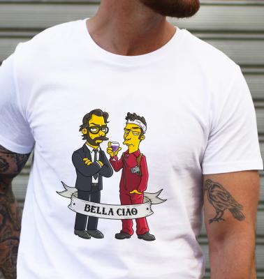 T-Shirts Casa de Papel x Simpsons