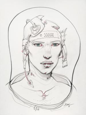 Enki Bilal - Graphite in progress (2)