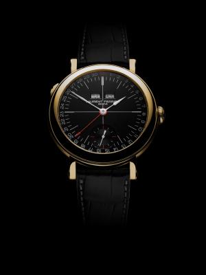 Laurent Ferrier l Galet Quantième Annuel Montre Ecole Opalin Noir & Blanc