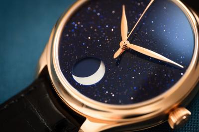 H. Moser & Cie. Endeavour Perpetual Moon Concept Aventurine | Poésie et phases de Lune