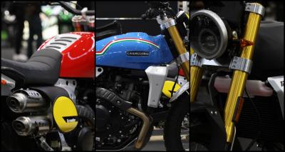 Salon du 2 Roues | Les Fantic Caballero Flat Track et Scrambler